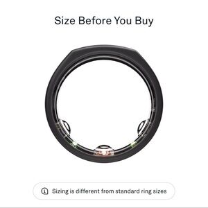 OURA RING STEALTH HERITAGE GEN 3 size 13